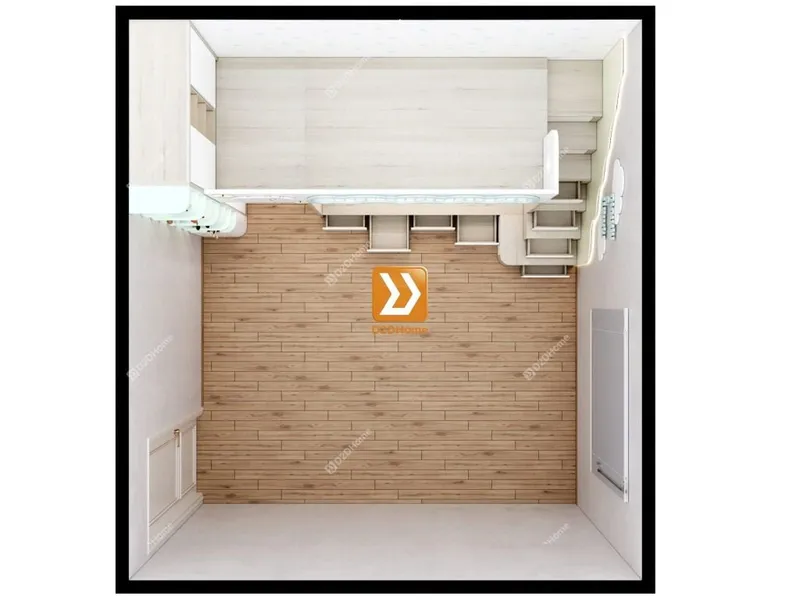 Phòng ngủ giường tầng cho 2 bé trai nhà chị Châu - Ảnh 5