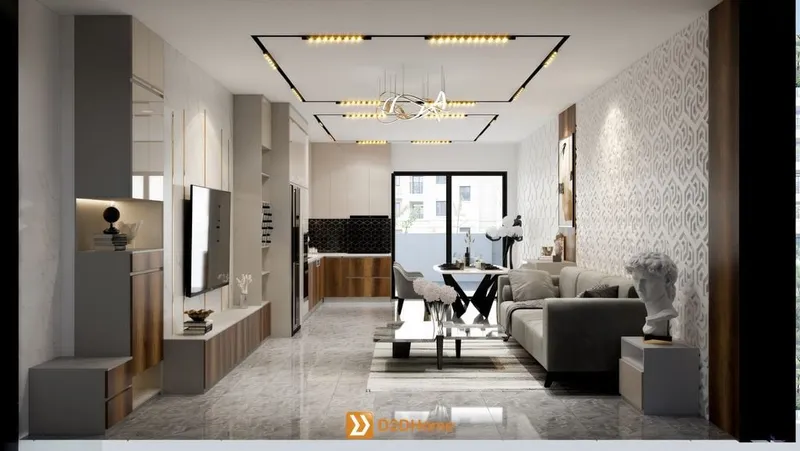 Nhà phố phường Dĩ An 3 phòng ngủ nhà anh Chung - Ảnh 2
