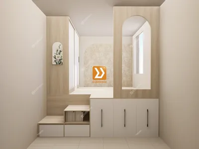 Phòng ngủ với hệ giường tủ bàn kết hợp nhà chị Yumi