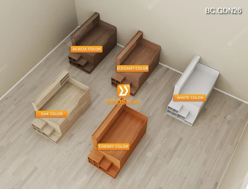 Giường đa năng nhiều ngăn kéo BC.GDN26 - Ảnh 13
