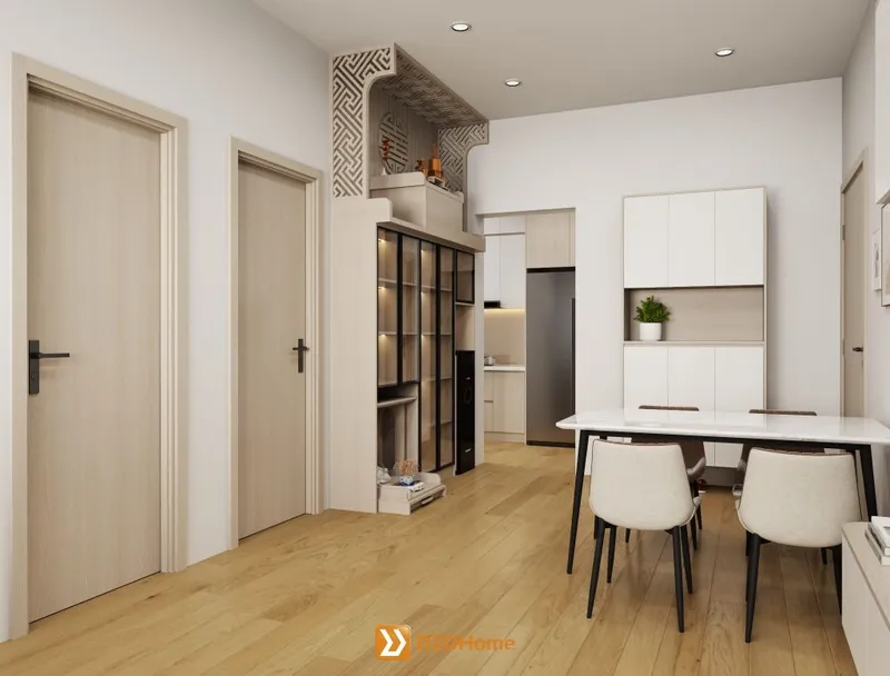 Sơn kỳ phường Tân Phú căn hộ 2 phòng ngủ nhà chị Loan - Ảnh 5