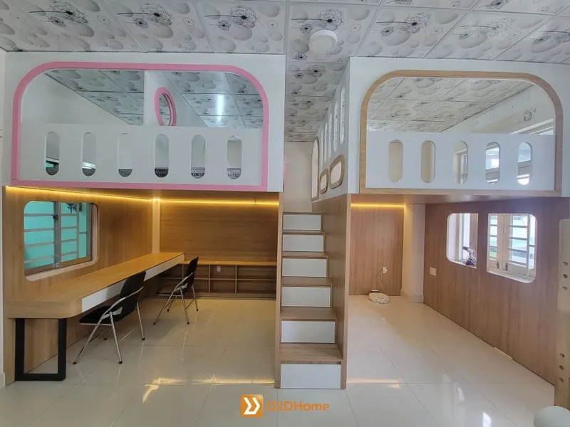 Phòng ngủ giường tầng cho 3 bé trai nhà chị Hoa - Ảnh 14