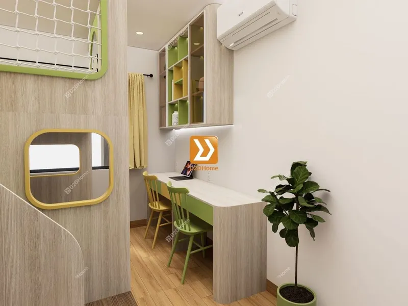 Phòng ngủ giường tầng cho 2 bé trai nhà chị Perong Trang - Ảnh 6