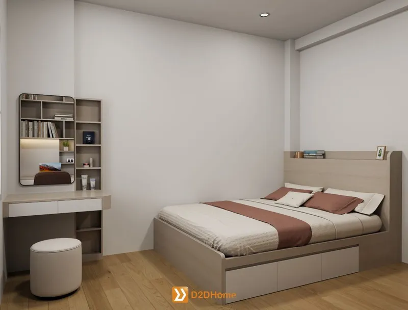 Sơn kỳ phường Tân Phú căn hộ 2 phòng ngủ nhà chị Loan - Ảnh 14