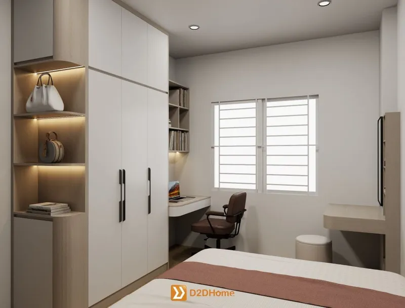 Sơn kỳ phường Tân Phú căn hộ 2 phòng ngủ nhà chị Loan - Ảnh 12