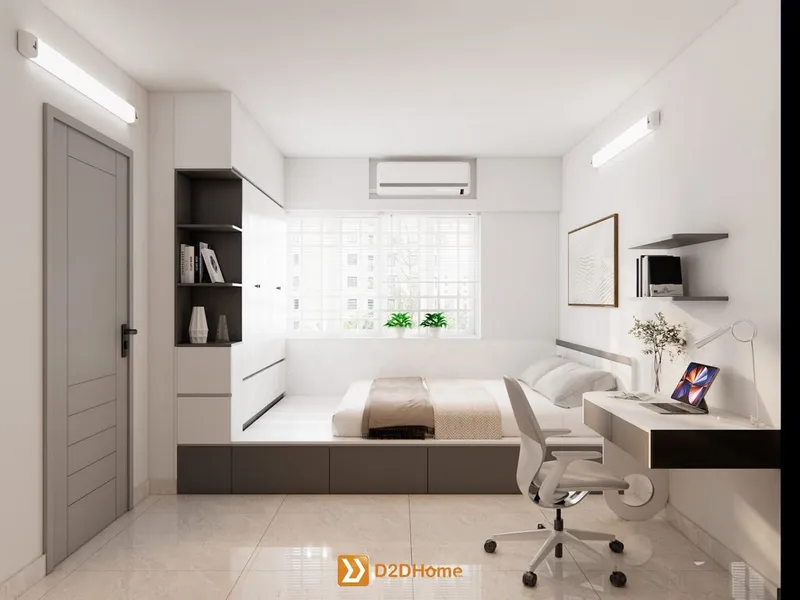 Chung cư Hiệp Thành căn hộ 3 phòng ngủ nhà chị Kiều - Ảnh 4