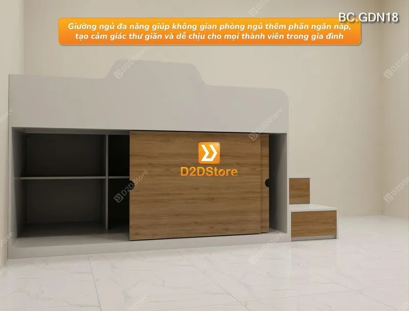Giường đa năng nhiều kích thước mã BC.GDN18 - Ảnh 5