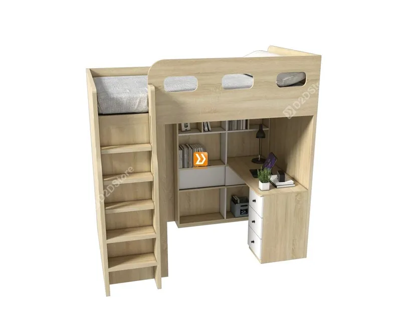 Hệ giường tầng tiêu chuẩn HGT.TC18 - Ảnh 2