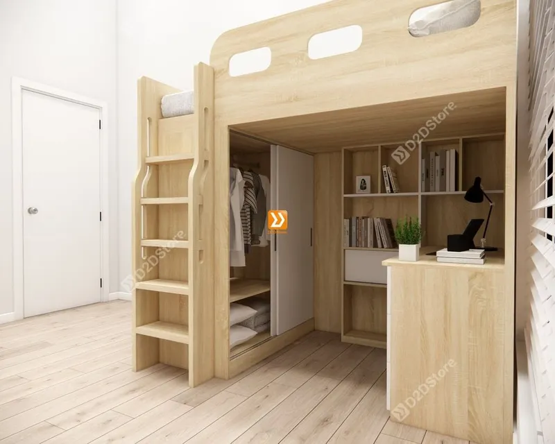 Hệ giường tầng tiêu chuẩn HGT.TC18 - Ảnh 12