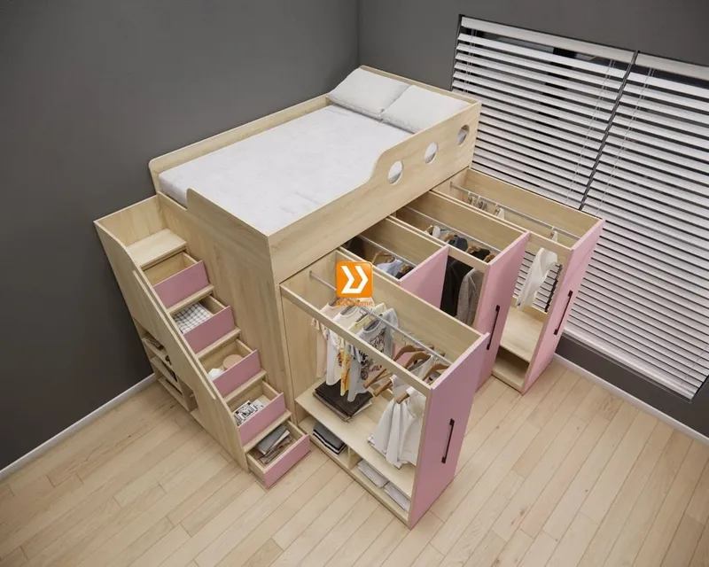 Hệ giường tầng tiêu chuẩn HGT.TC20 - Ảnh 13