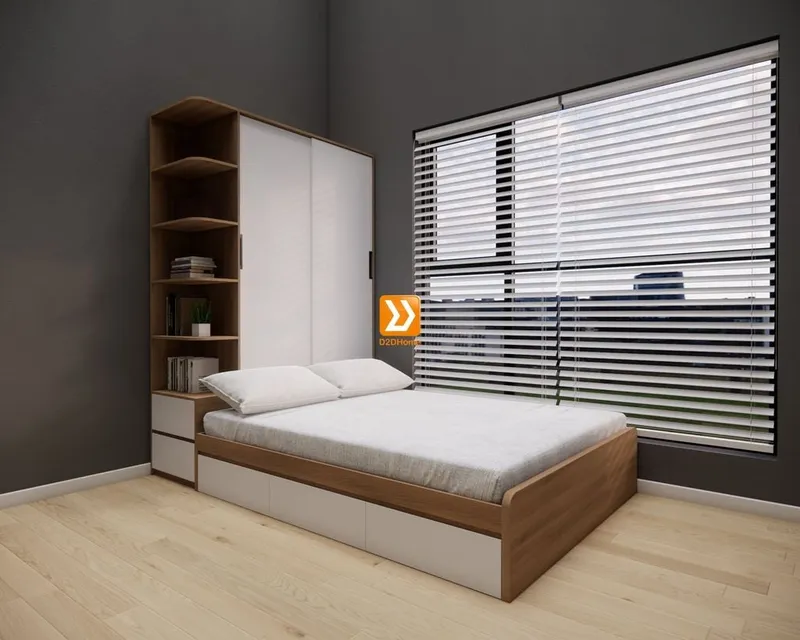 Hệ tủ liền giường TLG.08 - Ảnh 10