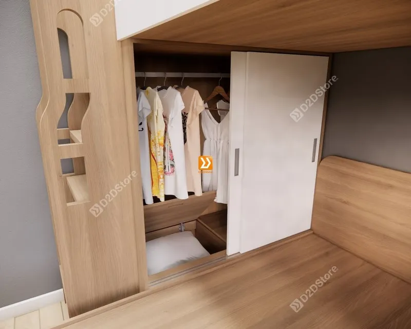 Hệ giường tầng tiêu chuẩn HGT.TC19 - Ảnh 15
