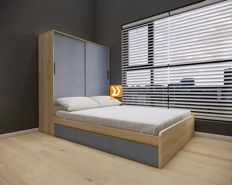 Hệ tủ liền giường TLG.07 - Ảnh 11