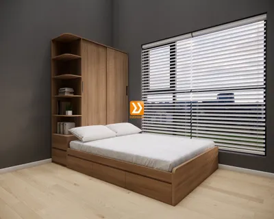 Hệ tủ liền giường TLG.08