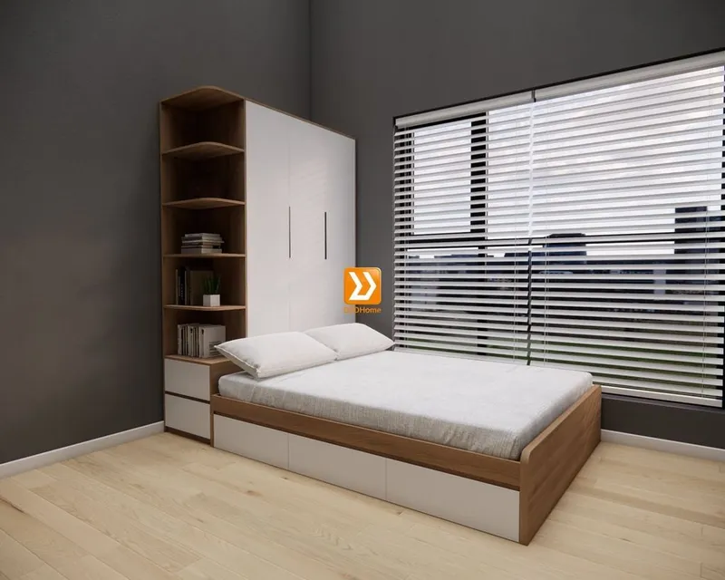Hệ tủ liền giường TLG.09 - Ảnh 11