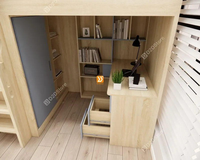 Hệ giường tầng tiêu chuẩn HGT.TC18 - Ảnh 16