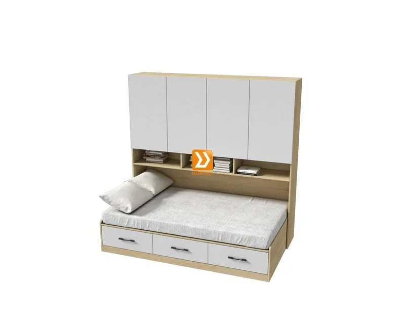 Hệ tủ liền giường TLG.04 - Ảnh 8