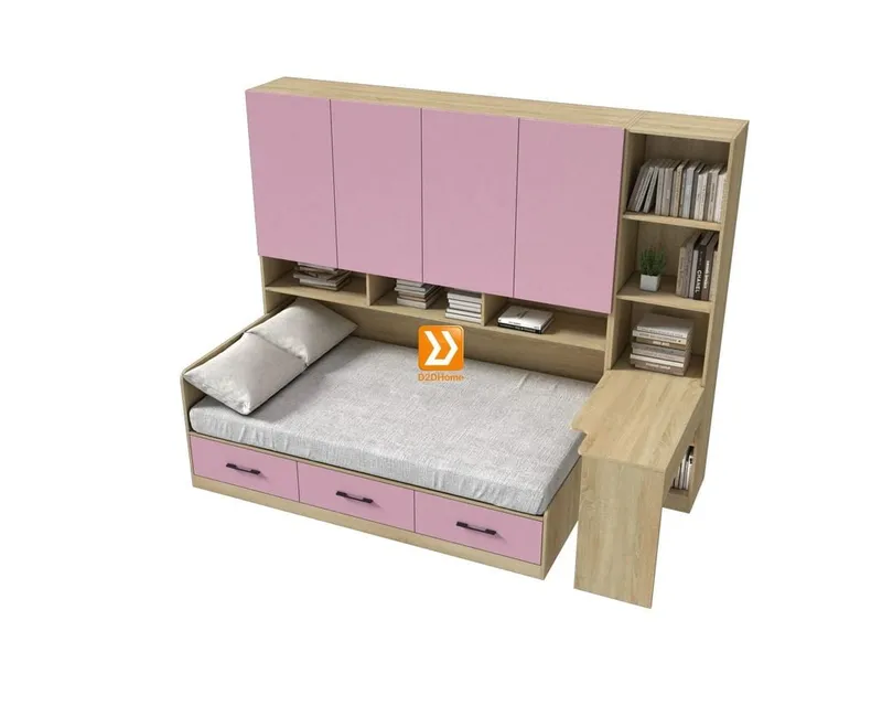 Hệ tủ liền giường TLG.03 - Ảnh 8
