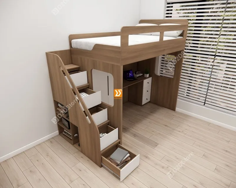 Hệ giường tầng tiêu chuẩn HGT.TC17 - Ảnh 7