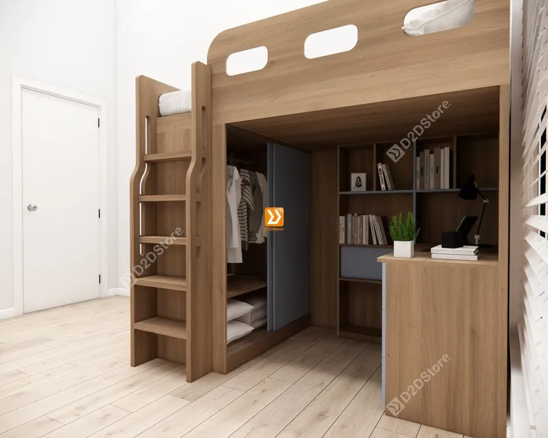 Hệ giường tầng tiêu chuẩn HGT.TC18 - Ảnh 8