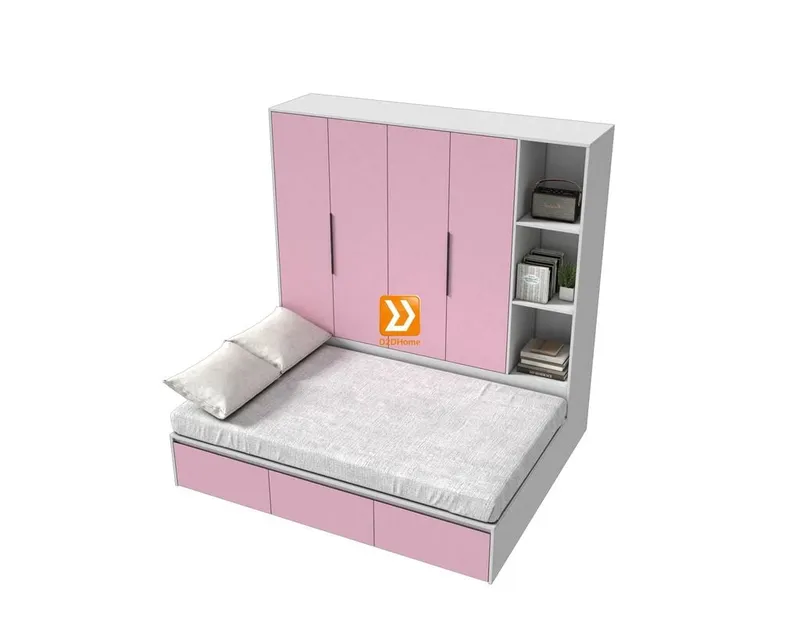 Hệ tủ liền giường TLG.05 - Ảnh 8