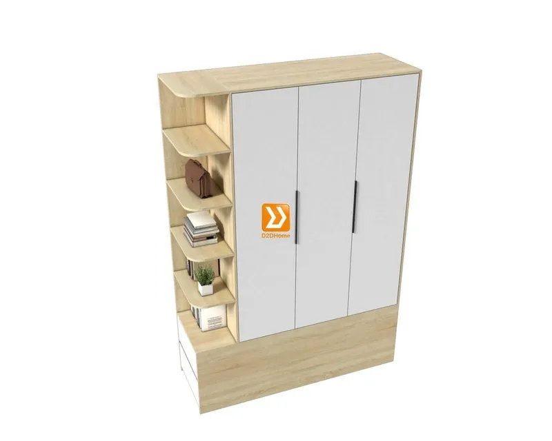 Hệ tủ liền giường TLG.09 - Ảnh 4