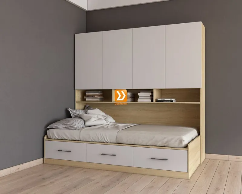 Hệ tủ liền giường TLG.04 - Ảnh 11