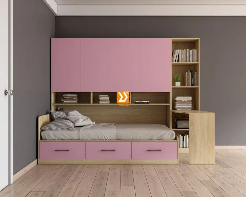 Hệ tủ liền giường TLG.03 - Ảnh 11