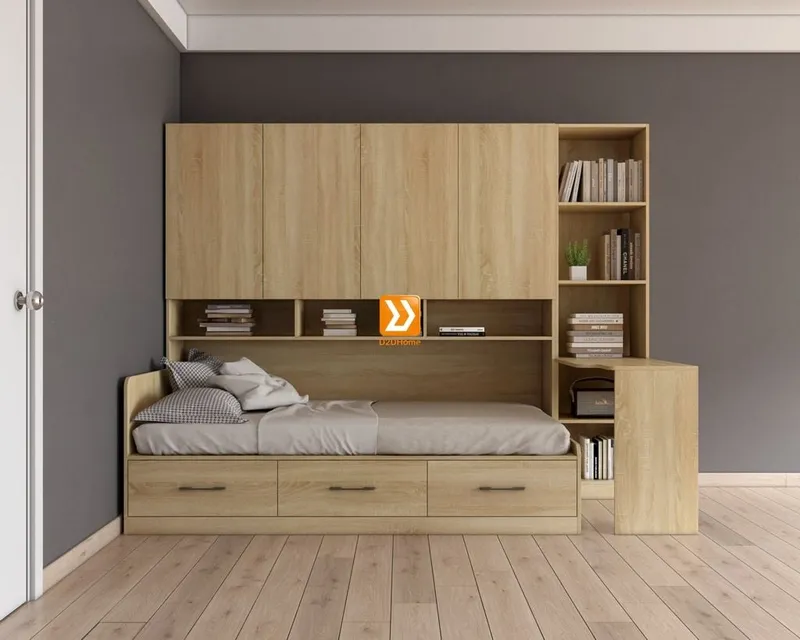 Hệ tủ liền giường TLG.03 - Ảnh 4
