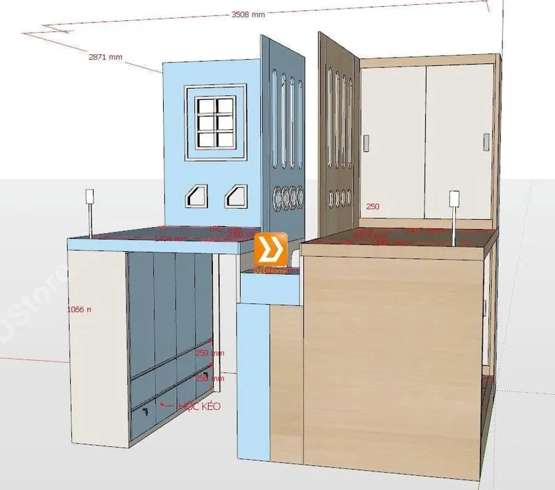 Phòng ngủ giường tầng cho 3 bé trai nhà chị Ánh Tuyết - Ảnh 32