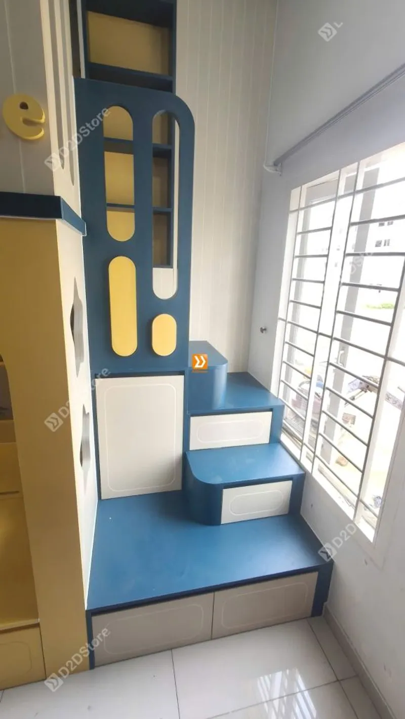 Phòng ngủ giường tầng 2 bé trai nhà chị Khanh Trần - Ảnh 8