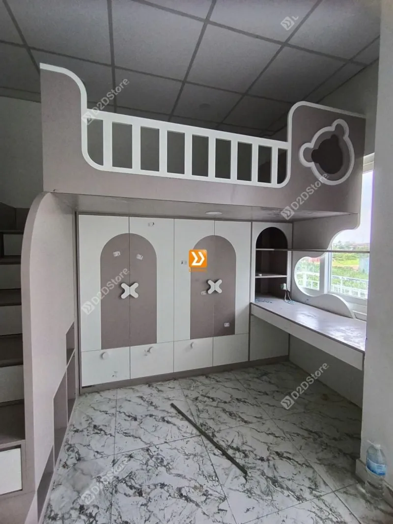 Phòng ngủ giường tầng cho 2 bé gái nhà chị Lệ Trang - Ảnh 19
