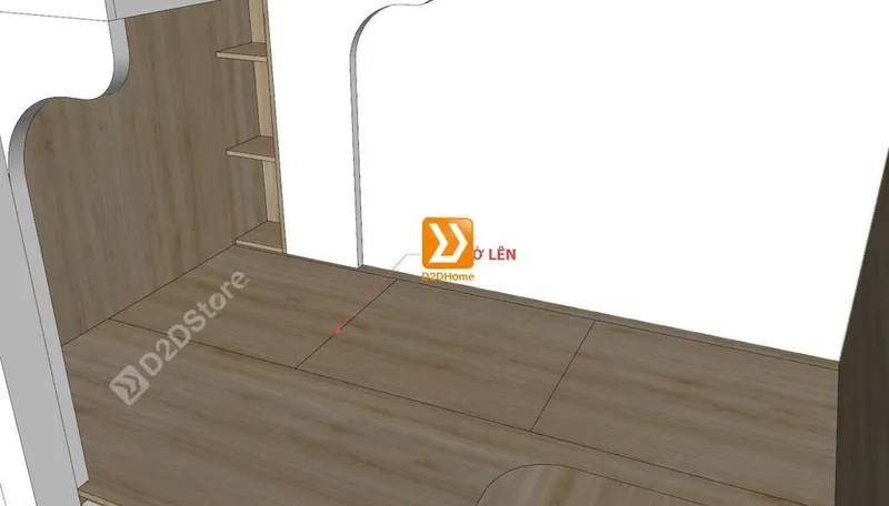 Phòng ngủ giường tầng cho 1 bé trai và 1 bé gái nhà anh Tuấn Anh - Ảnh 12
