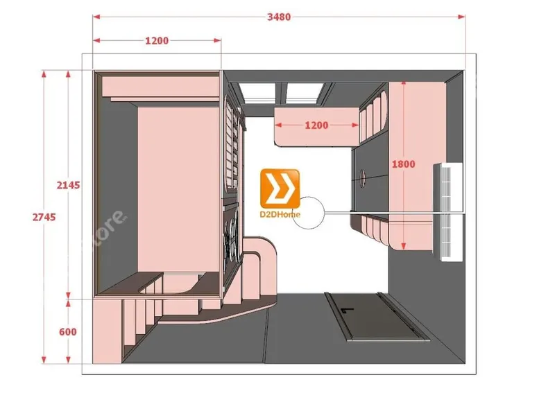 Phòng ngủ giường tầng cho 2 bé gái nhà anh Quốc Cường - Ảnh 10