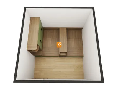 Hệ giường tủ đối xứng cho 2 bé trai nhà chị Tâm Tâm