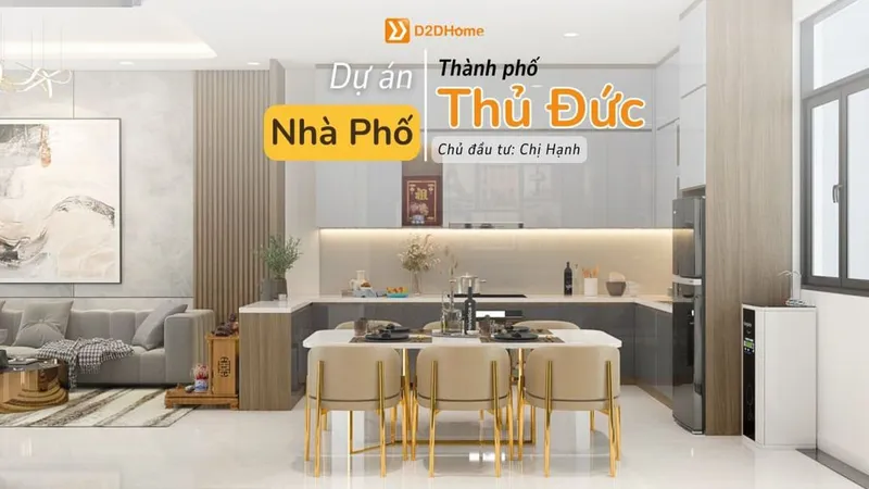 Nhà phố TP. Thủ Đức 3 phòng ngủ nhà chị Hạnh - Ảnh 1