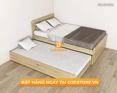 Giường kéo 2 tầng