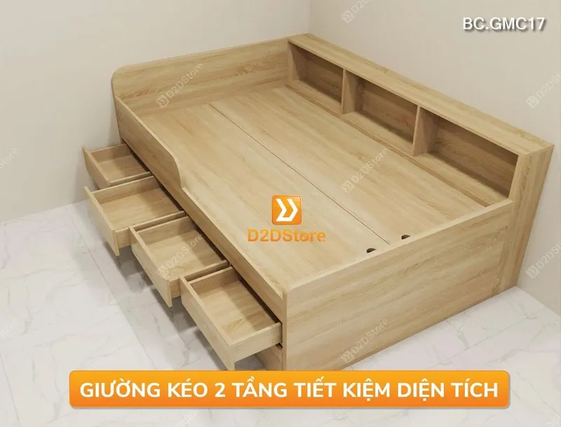 Giường kéo mẹ bồng con nhiều kích thước mã BC.GMC17 - Ảnh 3