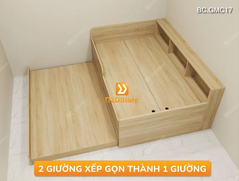 Giường kéo mẹ bồng con nhiều kích thước mã BC.GMC17 - Ảnh 1