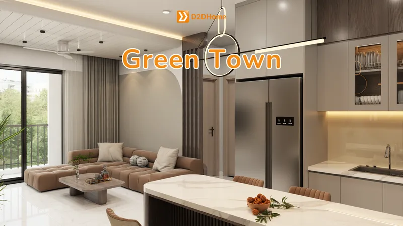 Green Town Bình Tân căn hộ 2 phòng ngủ nhà chị Uyên - Ảnh 1