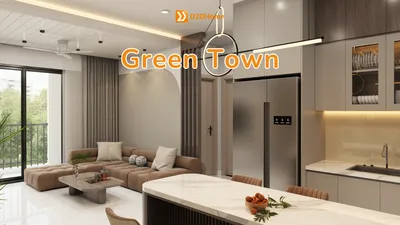 Green Town Bình Tân căn hộ 2 phòng ngủ nhà chị Uyên