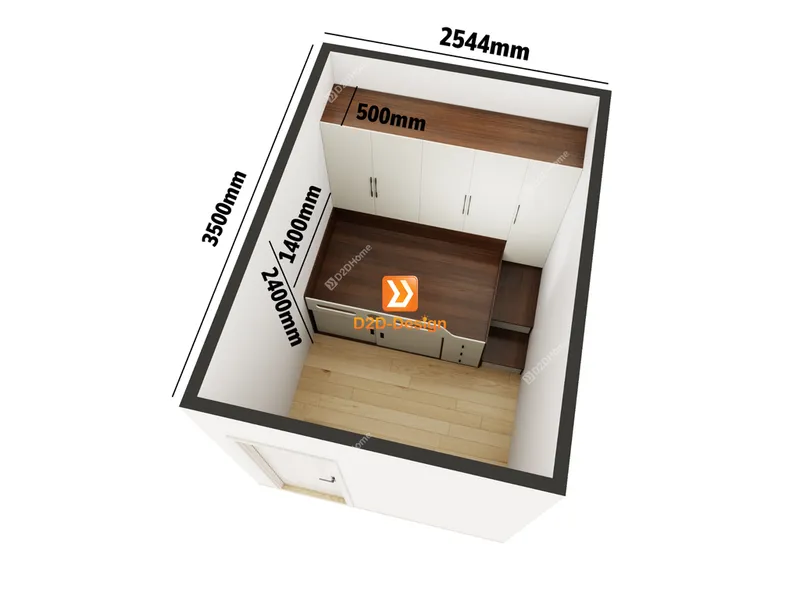 Phòng ngủ với hệ giường tủ kết hợp nhà chị Chi Lê - Ảnh 3