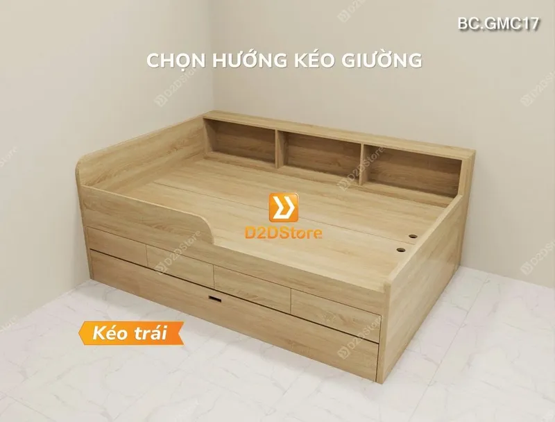 Giường kéo mẹ bồng con nhiều kích thước mã BC.GMC17 - Ảnh 5
