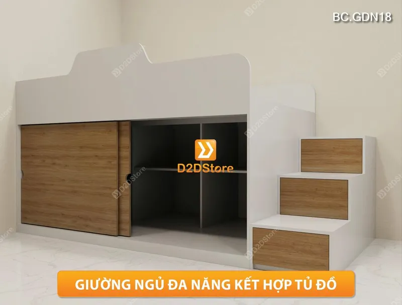Giường đa năng nhiều kích thước mã BC.GDN18 - Ảnh 1