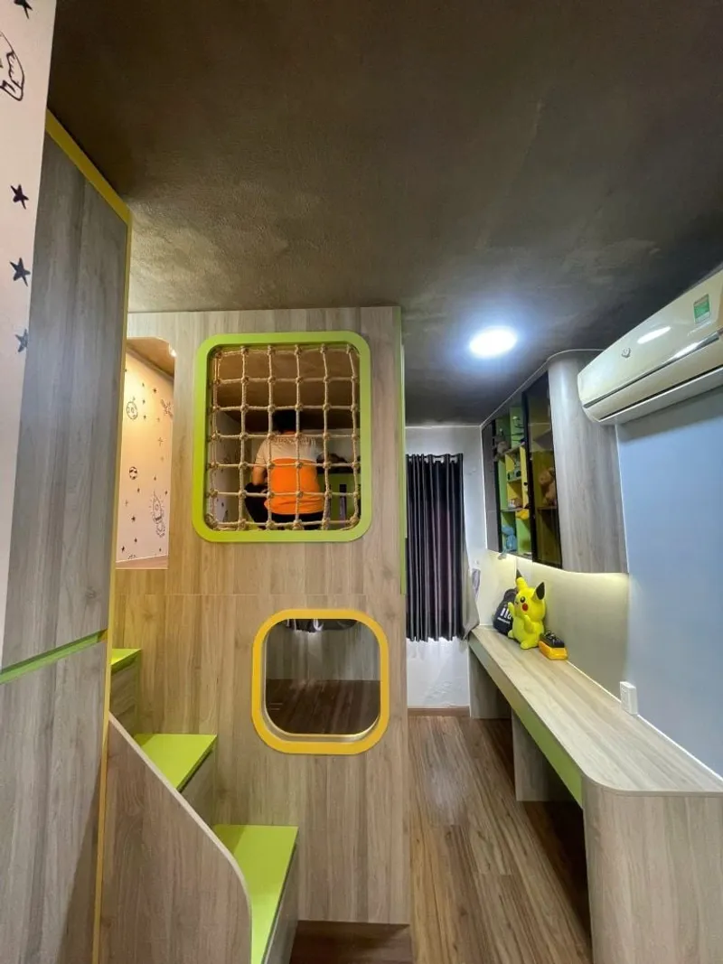 Phòng ngủ giường tầng cho 2 bé trai nhà chị Perong Trang - Ảnh 13