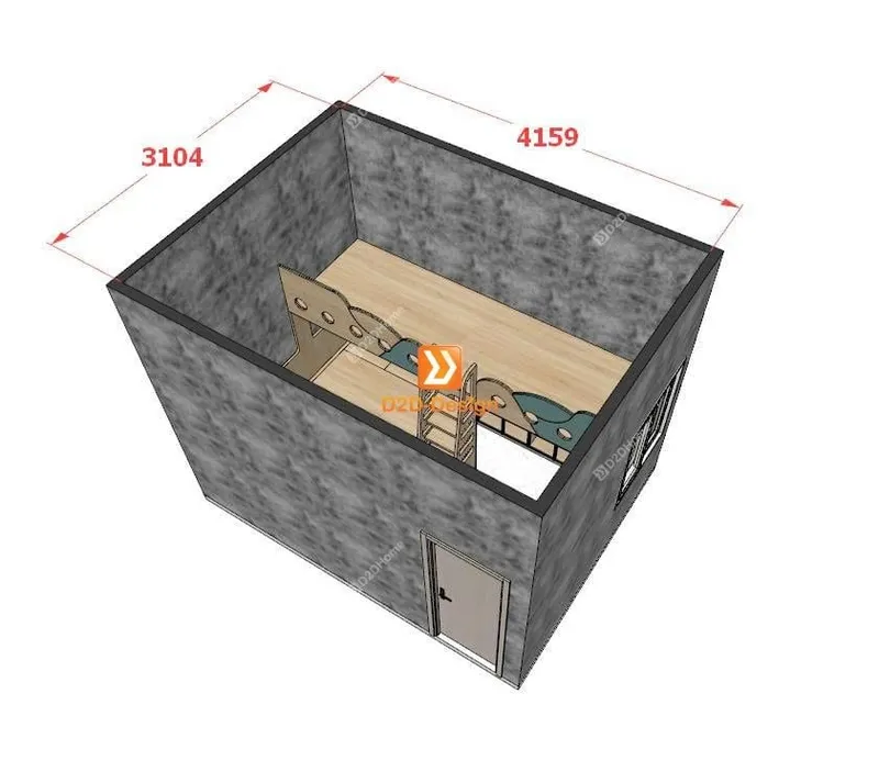Phòng ngủ giường tầng cho 3 bé trai nhà anh Thái Phạm - Ảnh 4