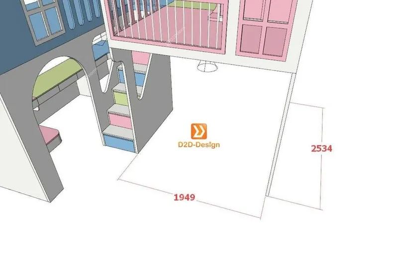 Phòng ngủ giường tầng cho 3 bé gái nhà anh Ngọc Chí - Ảnh 8