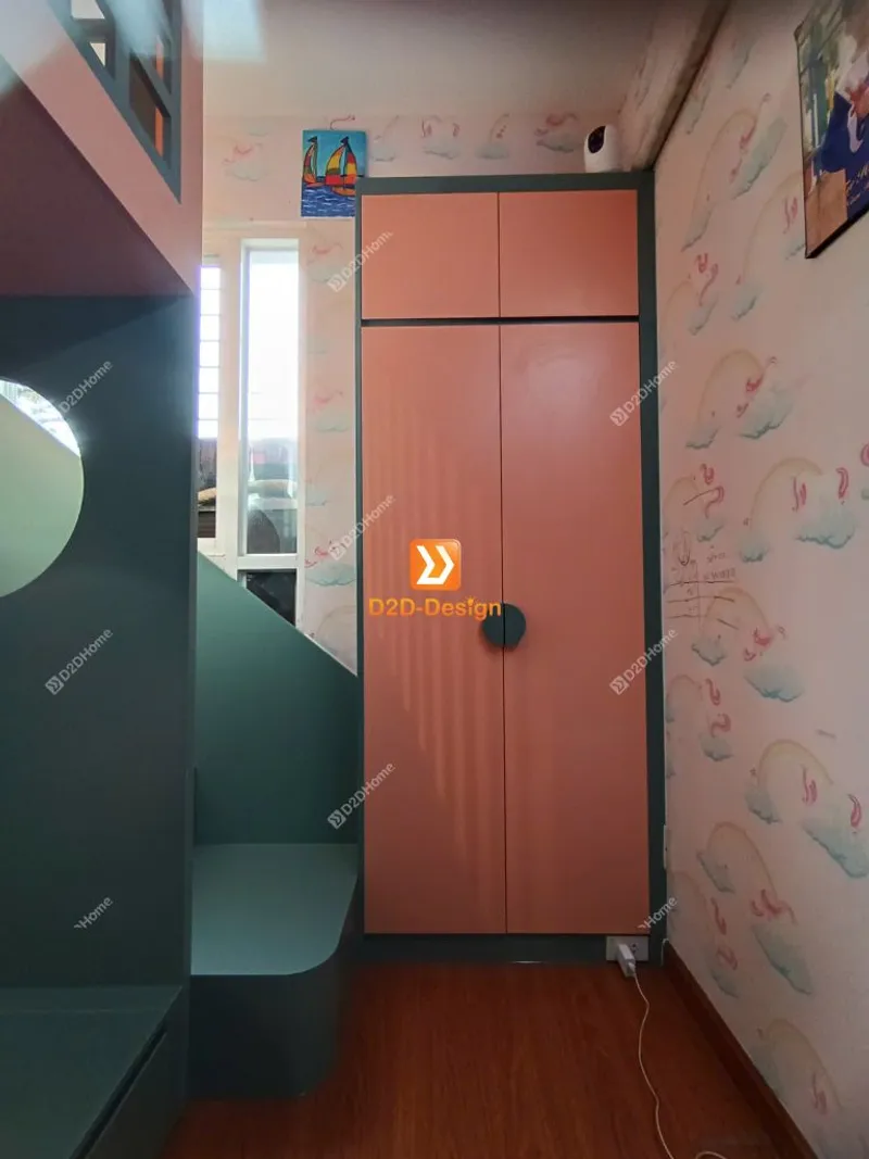 Phòng ngủ giường tầng cho 2 bé trai và 1 bé gái nhà chị Thúy Nga - Ảnh 9