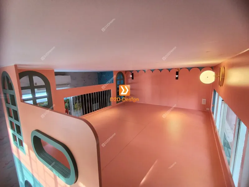 Phòng ngủ giường tầng cho 2 bé trai và 1 bé gái nhà chị Thúy Nga - Ảnh 13