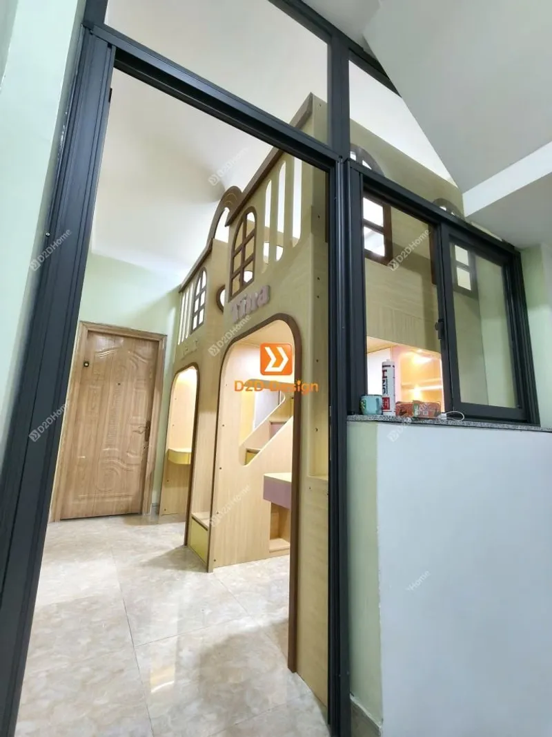 Hệ giường tầng cho 2 bé trai và gái nhà chị Ninh - Ảnh 11